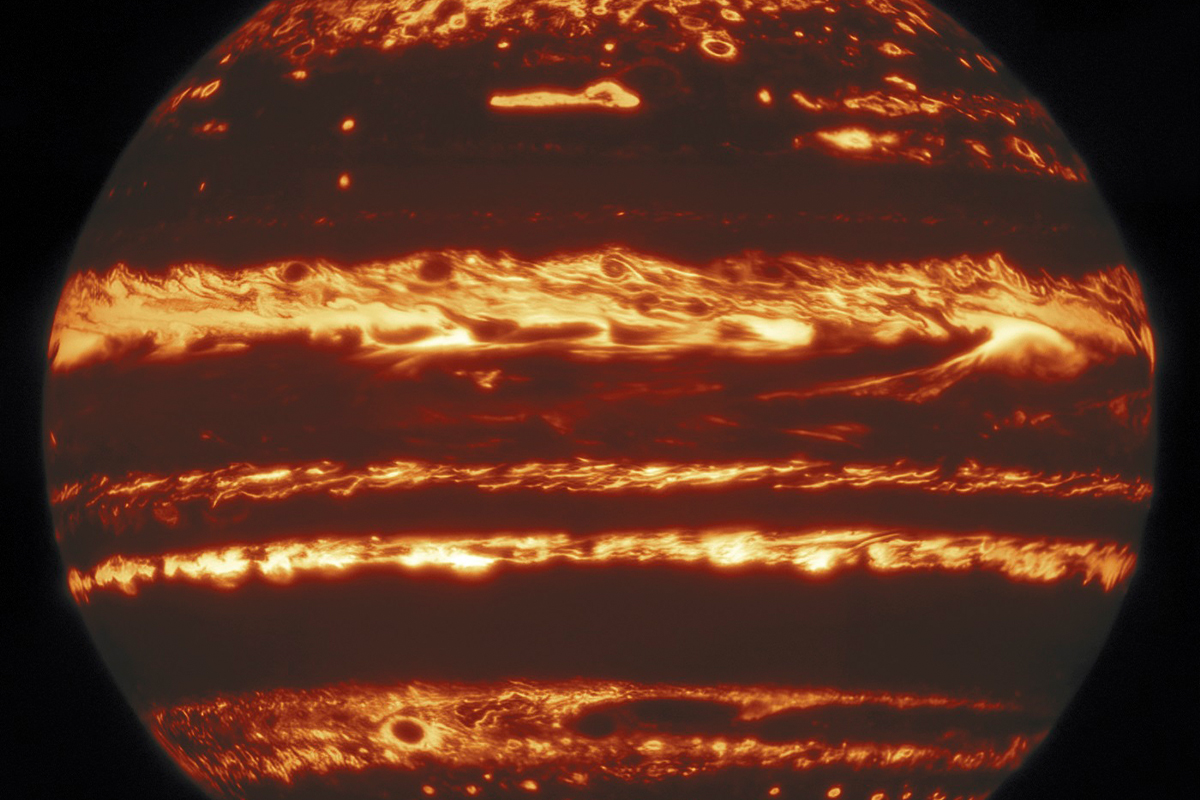 Jupiter seen by Gemini North Telescope on Hawaii's Maunakea Jupiter | Johansondesign