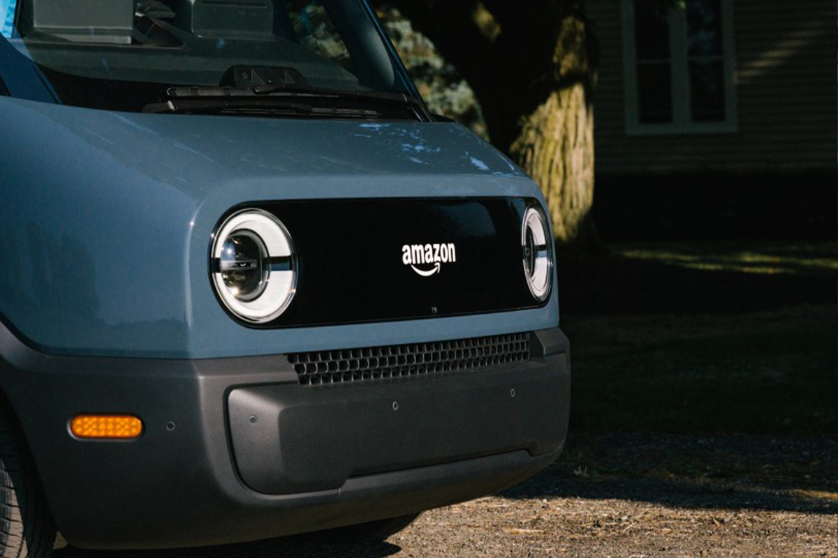 Amazon's cool Rivian electric delivery vehicles have a 'dancefloor'