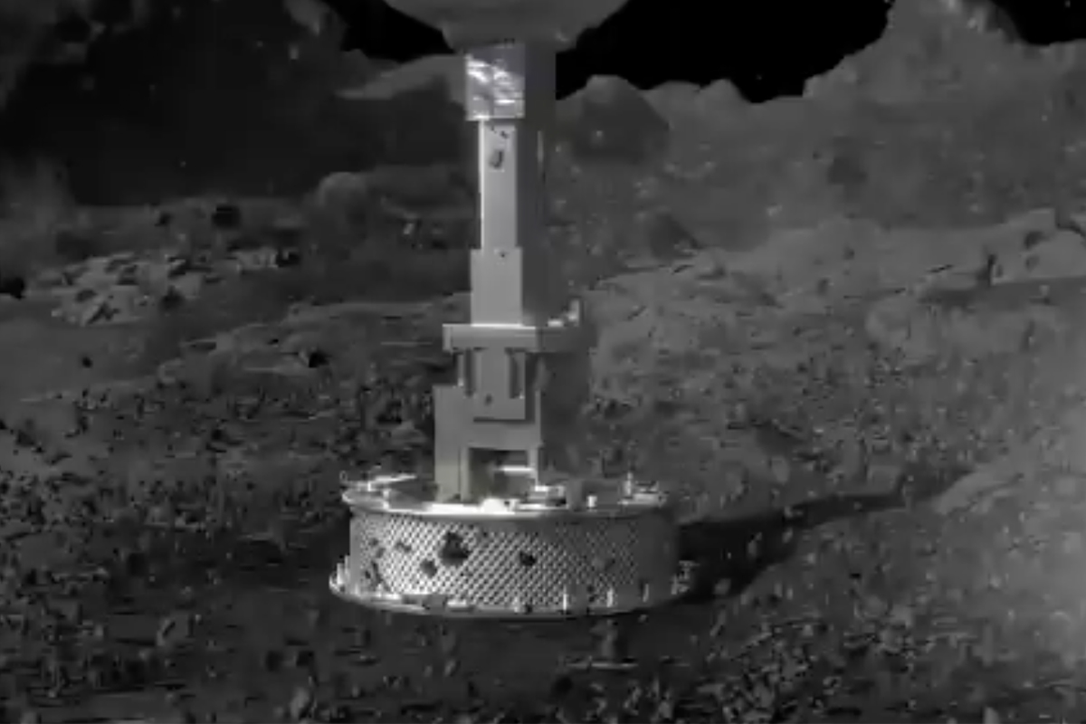 NASA's OSIRIS-REx successfully touches surface of asteroid Bennu
